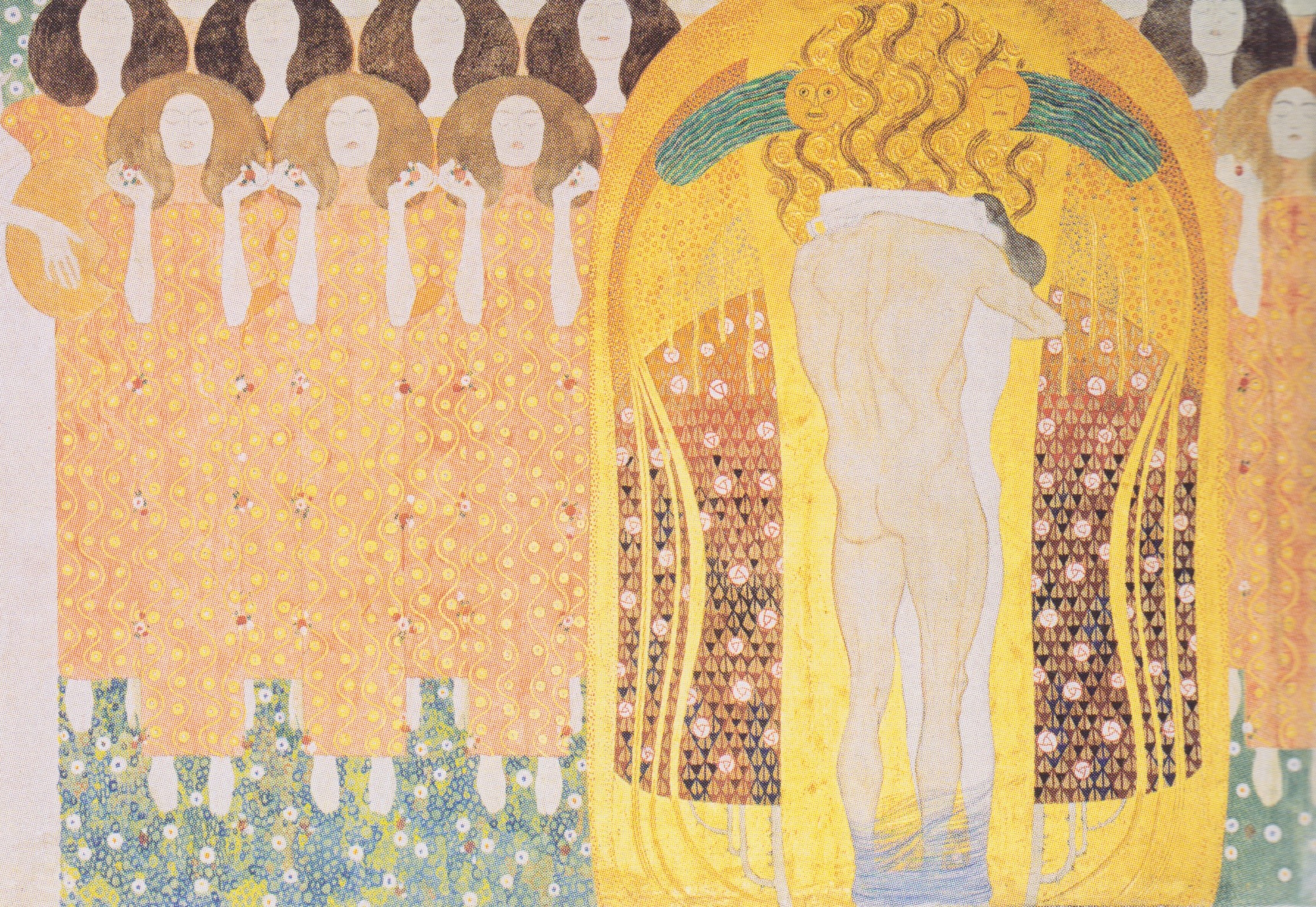 Gustav Klimts Beethovenfries ist dauerhaft in der Wiener Secession zu sehen. 