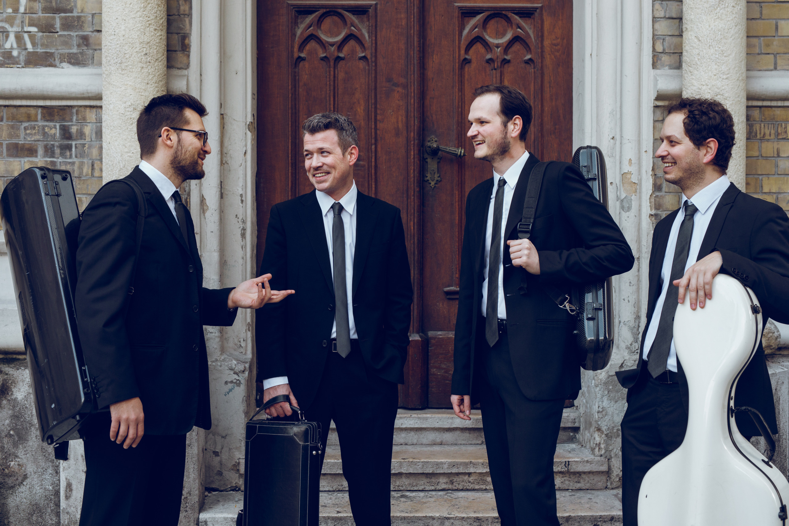 Das Acies Quartett mit seinen Aufnahmen von Glann Gould und Friedrich Gulda