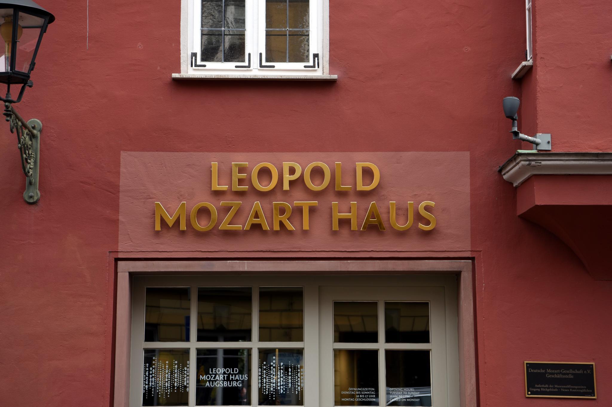 Das Geburtshaus von Leopold Mozart in Augsburg ist heute Museum.