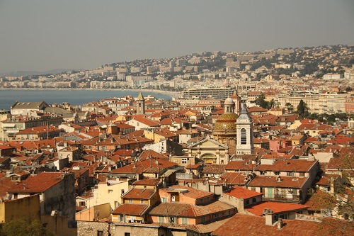 Blick über die Altstadt von Nizza