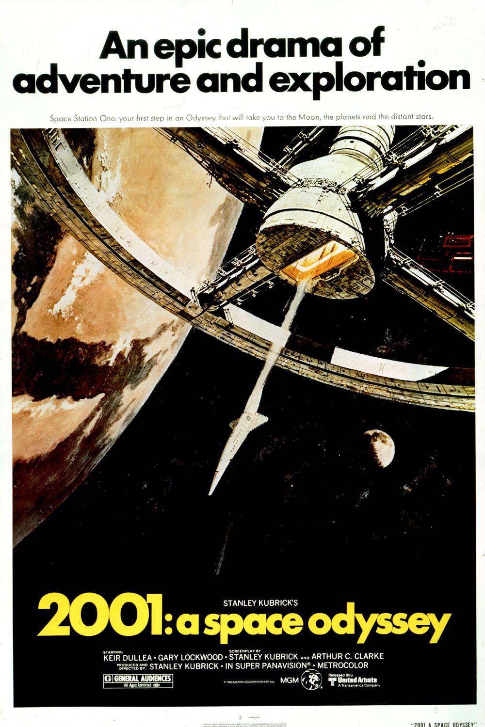 Plakat des Films Odyssee im Weltraum