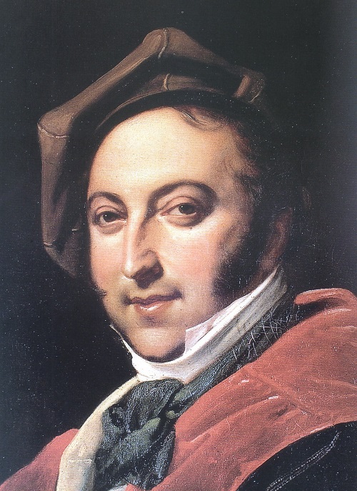 Gioachino Rossini, porträtiert von Constance Mayer