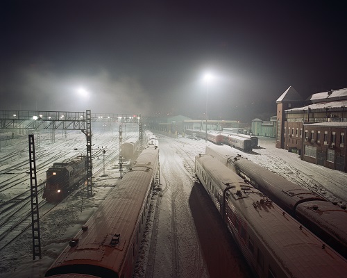 Eisenbahnstation in Irkutsk