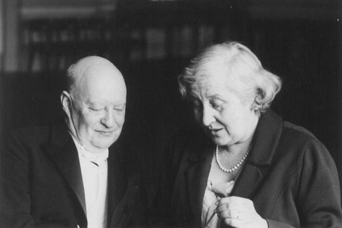 Paul Hindemith mit seiner Frau Gertrud