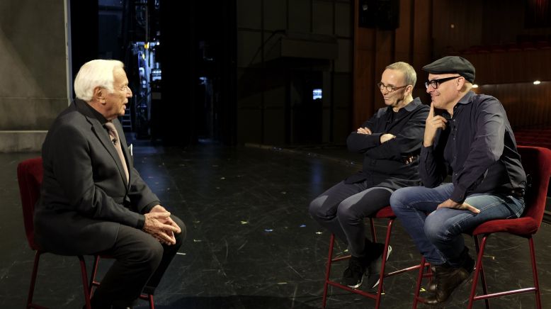 Ioan Holender im Gespräch mit Jossi Wieler und Sergio Morabito 