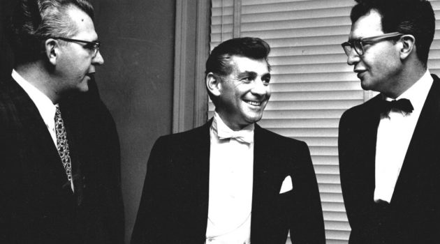 Leonard Bernstein mit den Brüdern Brubeck