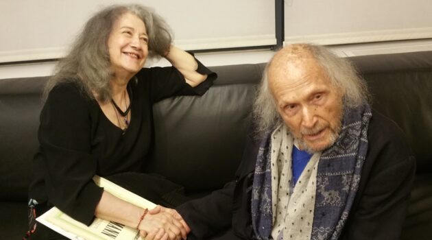 Martha Argerich mit dem Geiger Ivry Gitlis