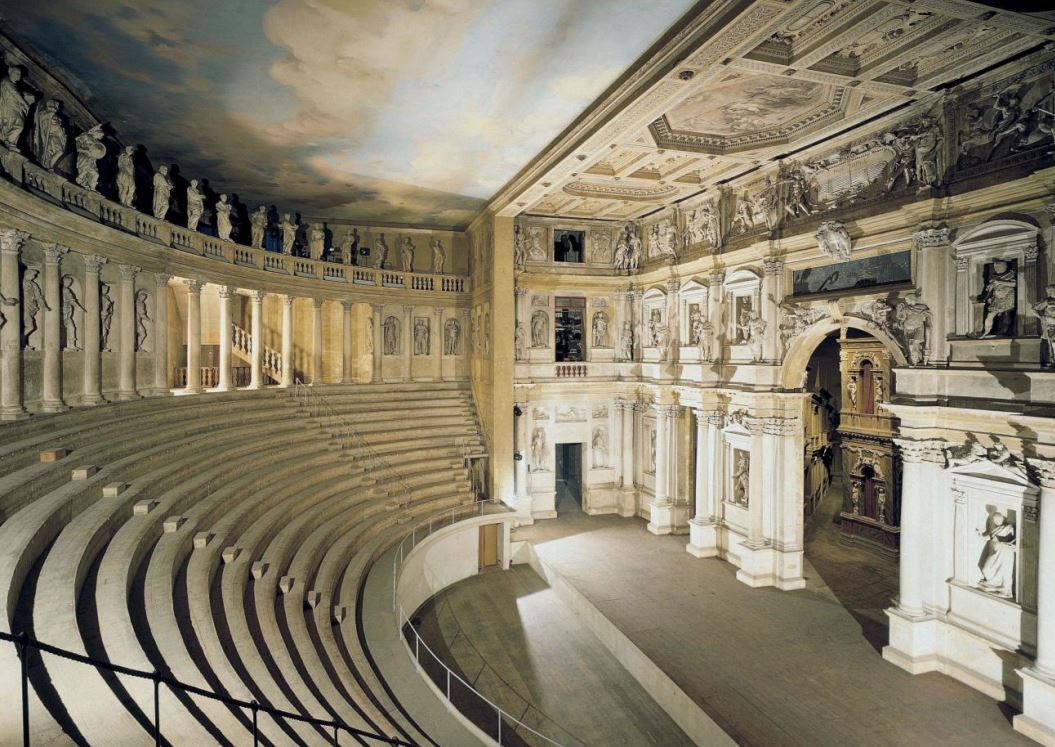Blick ins Teatro Olimpico von Vicenza 
