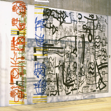 Sophia Ogielska_David Tudor Maps and Fragments, 1995-96, Sound-Objekt-Installation, Wesleyan University, CT, US, Ausstellungsansicht 1996