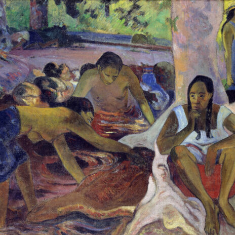 Paul Gauguin: „Tahitianische Fischerinnen“, 1891 Öl auf Leinwand (© Staatliche Museen zu Berlin, Nationalgalerie / Leihgabe der Ernst von Siemens Kunststiftung / Jörg P. Anders)