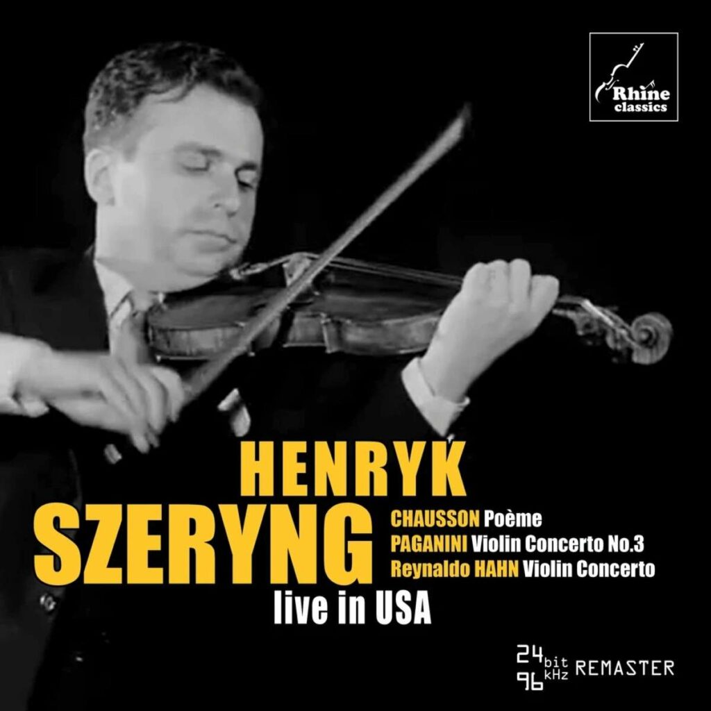 Henryk Szeryng Live in USA