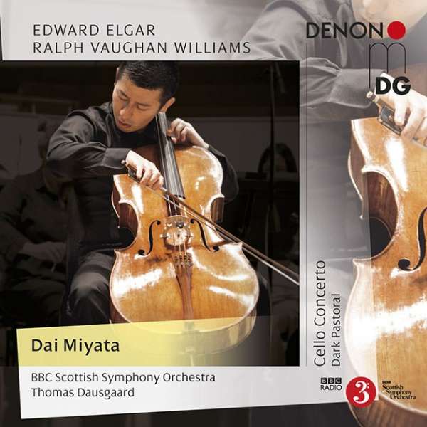 Edward Elgar: „Cello Concerto op. 85”, Ralph Vaughan Williams: „Dark Pastoral”, Dai Miyata, BBC Scottish Symphony Orchestra, Thomas Dausgaard (Denon/mdg)