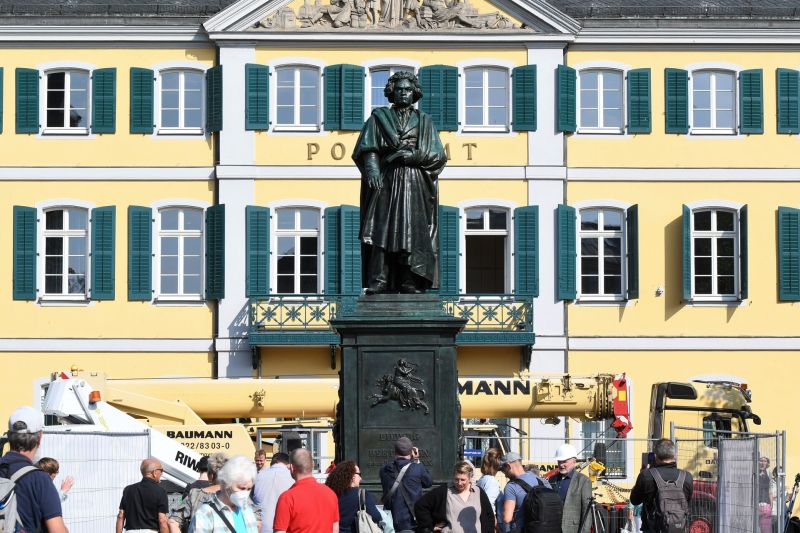 Bonner Beethoven-Denkmal nach Restaurierung