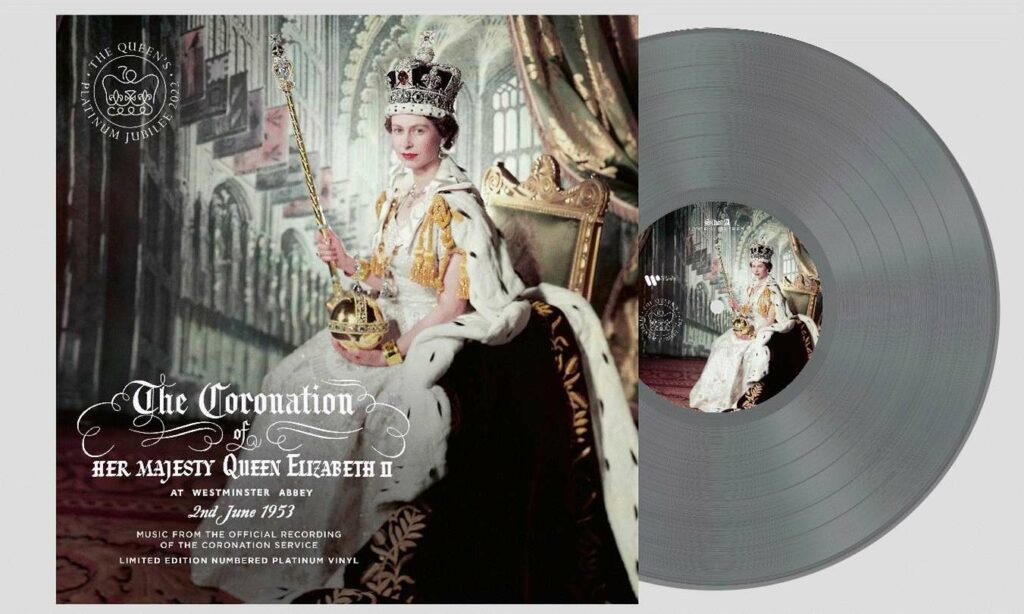 The Coronation of Her Majesty Queen Elizabeth II at Westminster Abbey 2nd June 1953 (180g / platin-farben)