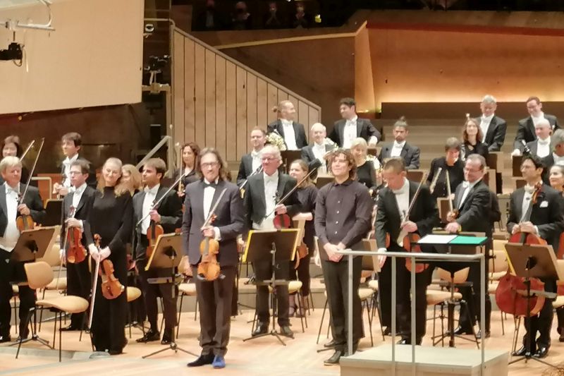 Deutsches Symphonie-Orchester Berlin unter Robin Ticciati, mit Leonidas Kavakos, beim Musikfest Berlin
