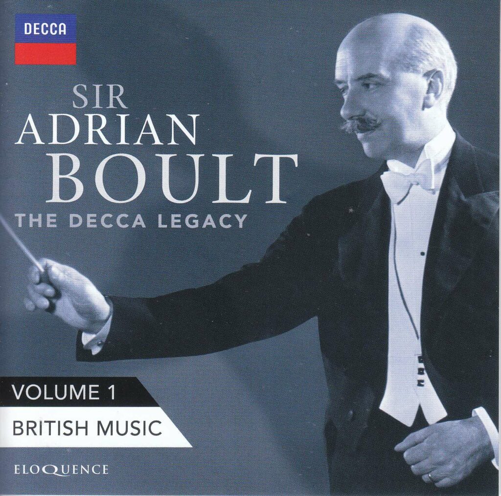 Adrian Boult - The Decca Legacy Vol.1 "British Music"