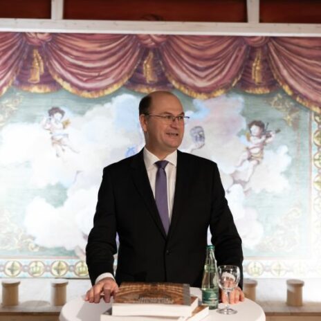 Finanz- und Heimatminister Albert Füracker stellt Details zum Museumskonzept des Markgräflichen Opernhauses vor