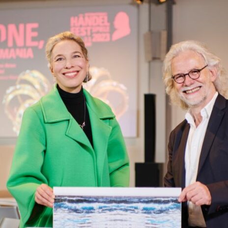 Vorstellung Händel-Festspiele Karlsruhe 2023: Operndirektorin Nicole Braunger, Intendant Ulrich Peters