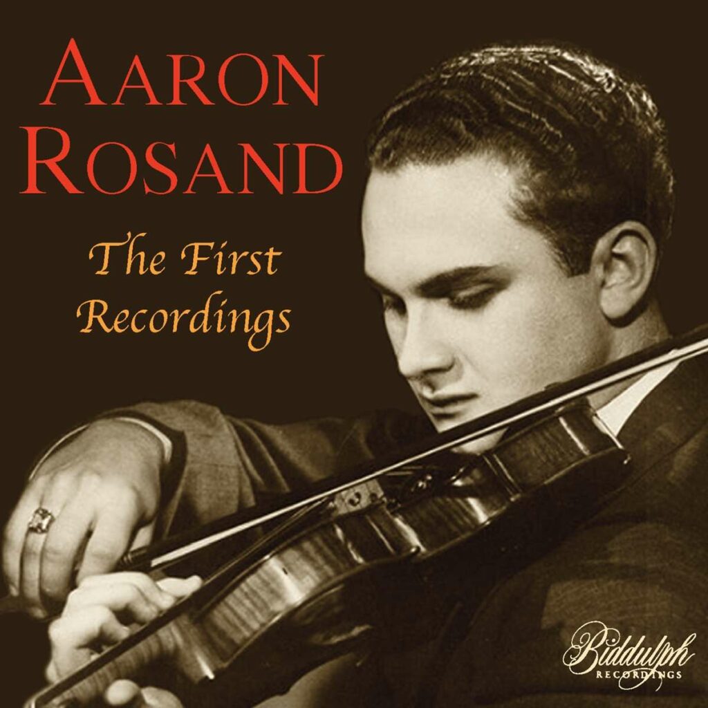 Aaron Rosand - The First Recordings