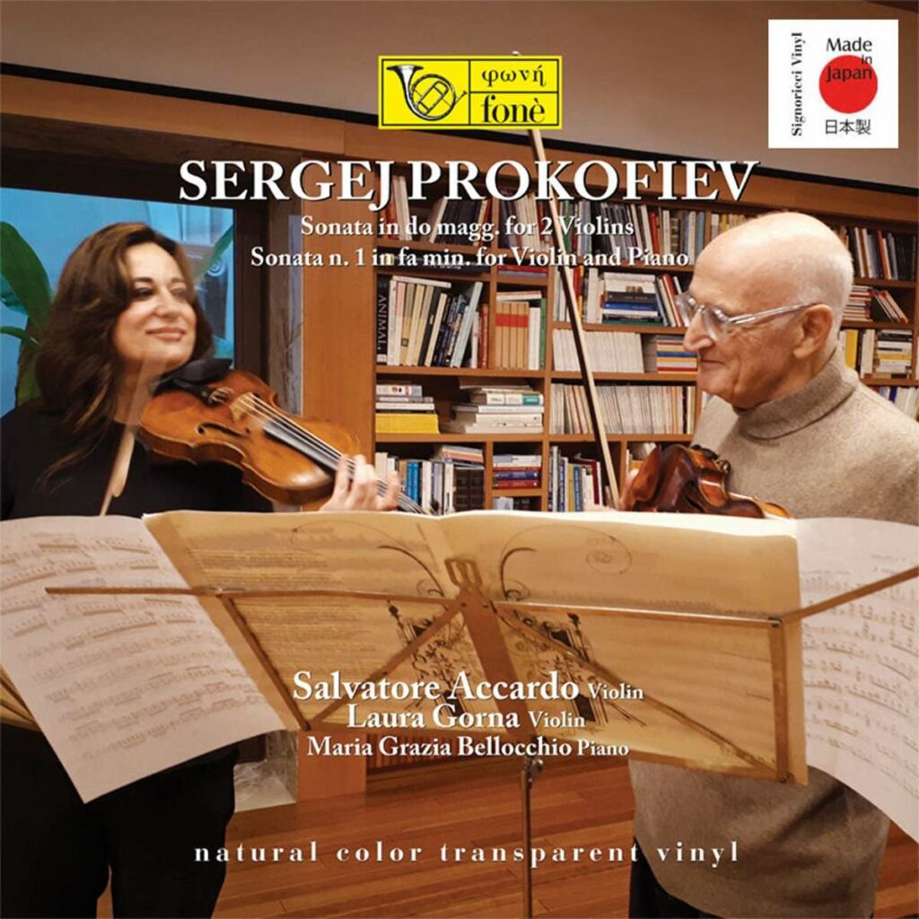 Sonate für Violine & Klavier Nr.1 op.80 (180g / Limited Natural Color Transparent Vinyl / Japan-Pressung)