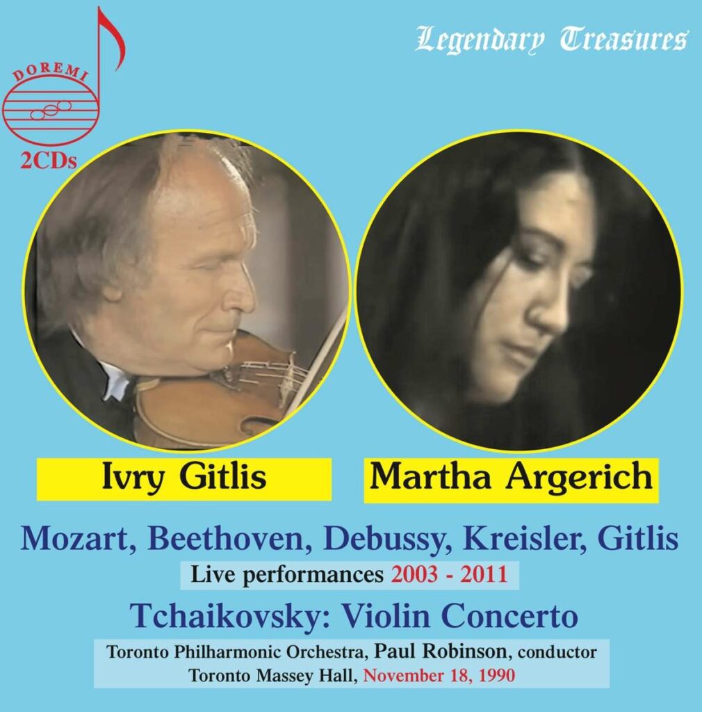 Ivry Gitlis & Martha Argerich - Legendary Treasures Live