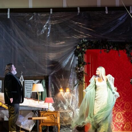 Corby Welch (Paul), Nadja Stefanoff (Marietta) in "Die tote Stadt", Deutsche Oper am Rhein 2023