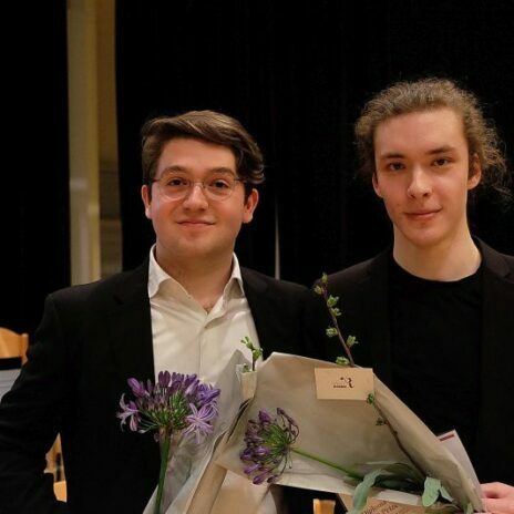 Fagottist Enrico Bassi und Oboist Leonid Surkov, Sieger bei "The Muri Competition" 2023