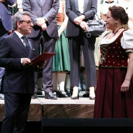 Ernennung Nina Stemme zum Ehrenmitglied der Wiener Staatsoper, mit Jürgen Meindl, Sektionschef Kunst und Kultur im Bundeskanzleramt