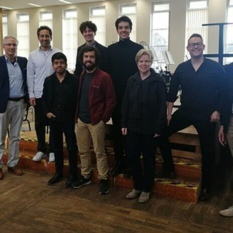 Mitglieder der Jury und neue Stipendiaten des Förderzweigs Orchesterdirigieren