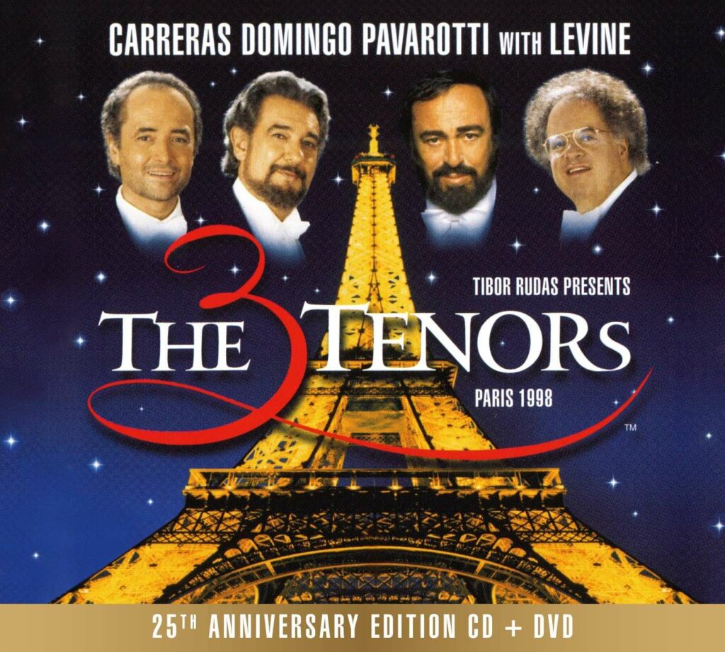 Carreras,Domingo,Pavarotti - Paris Juli 1998 (25th Anniversary Edition mit DVD)