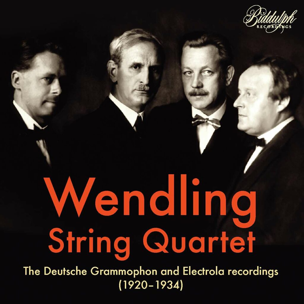 Wendling String Quartet - The Deutsche Grammophon and Electra Recordings 1920-1934