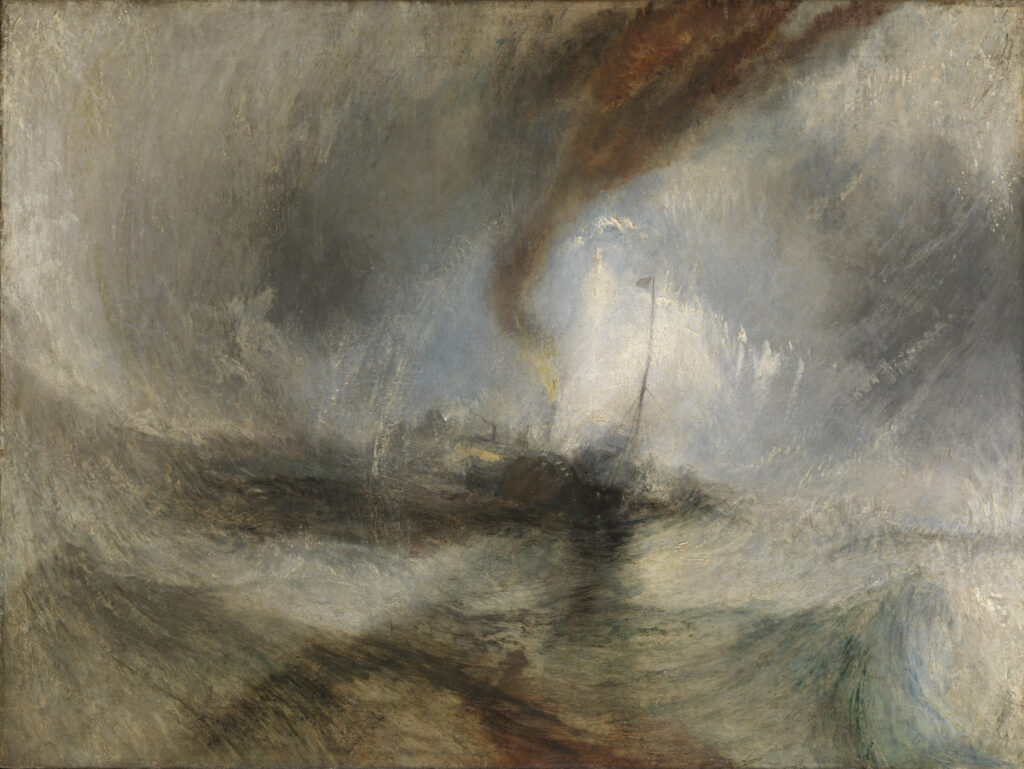 Joseph Mallord William Turner (1775-1851) Snow Storm - Steam-Boat off a Harbour’s Mouth