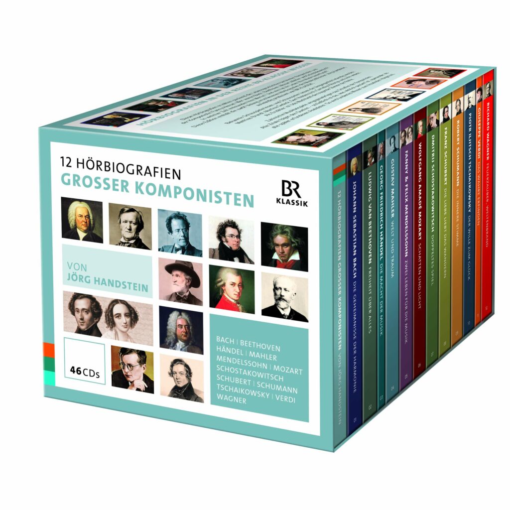 12 Hörbiografien großer Komponisten von Jörg Handstein (Erweiterte Neuausgabe 2023)