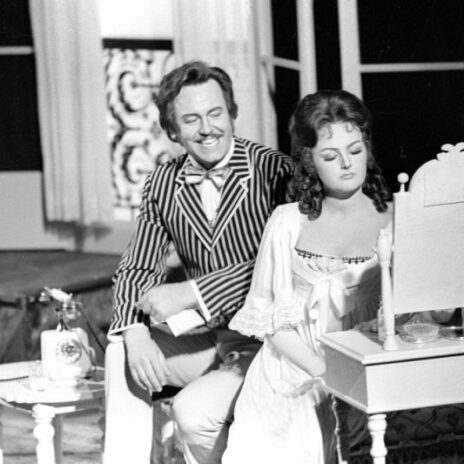 Hans Helm (1934-2023) und Edita Gruberova in "Don Pasquale", Wiener Staatsoper 1977