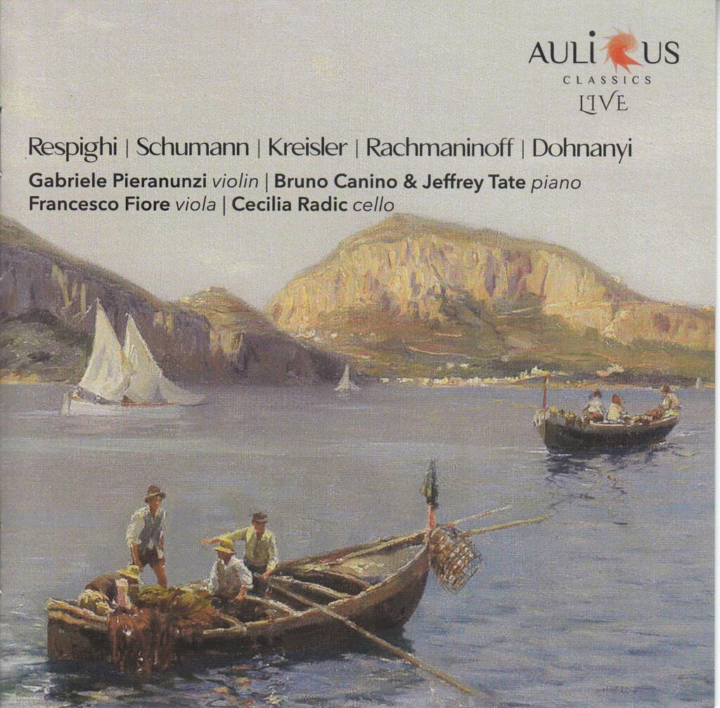 Gabriele Pieranunzi - Respighi / Schumann / Kreisler / Rachmaninoff / Dohnanyi