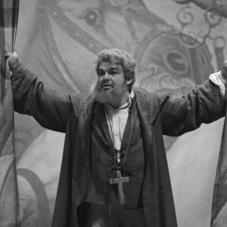 Ludmil Kuntschew (1959-2024) als Thibaut in "Johanna d’Arc", Anhaltisches Theater Dessau