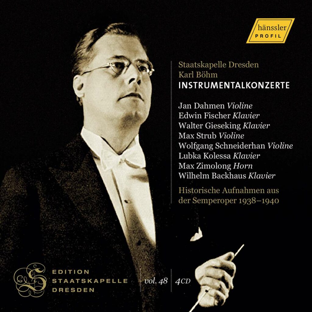 Karl Böhm dirigiert die Staatskapelle Dresden - Instrumentalkonzerte