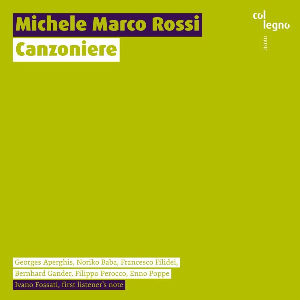 Michele Marco Rossi - Canzioniere