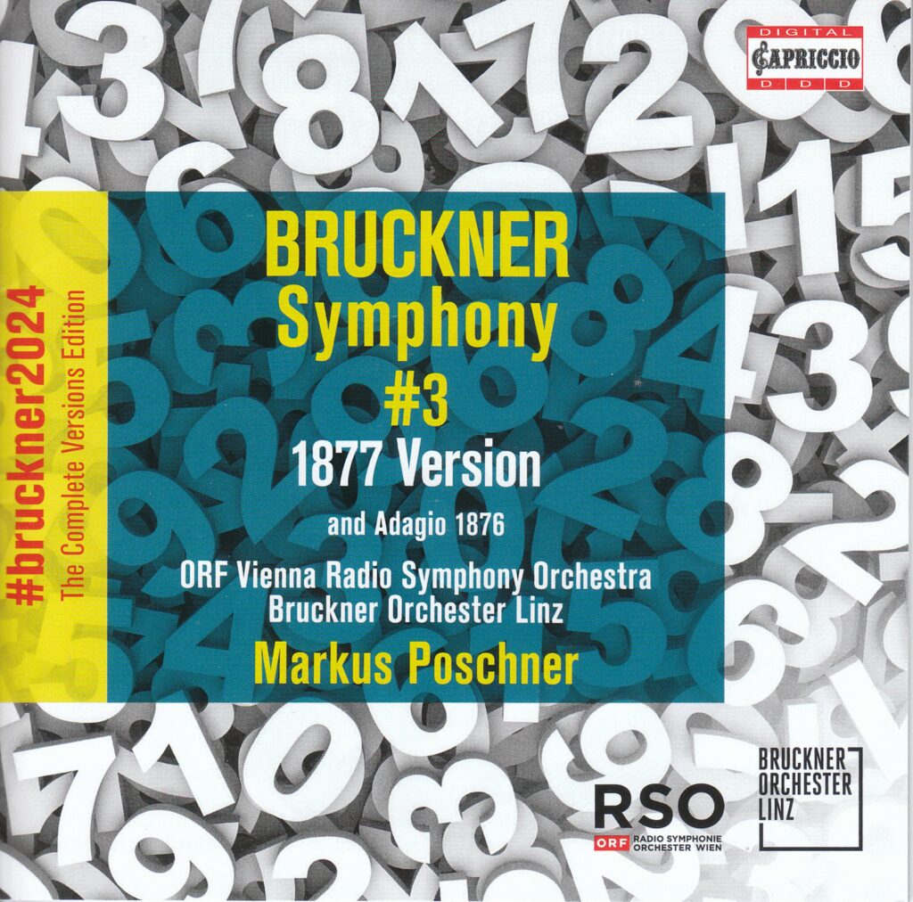 Bruckner 2024 "The Complete Versions Edition" - Symphonie Nr.3 d-moll (1877)