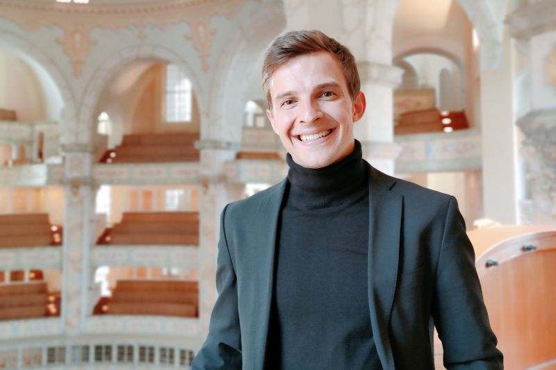 Niklas Jahn, designierter Organist der Frauenkirche Dresden