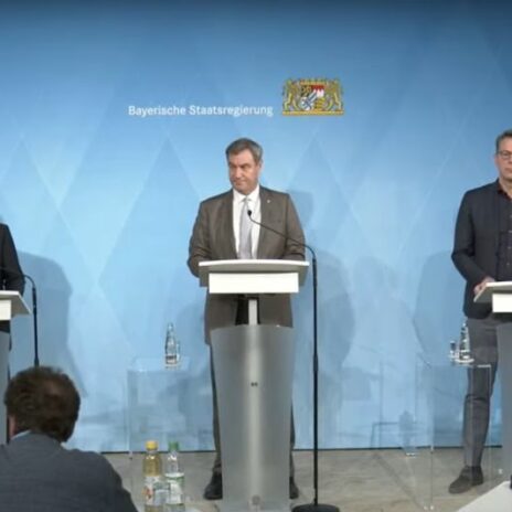 PK nach Sitzung der bayerischen Staatsregierung, mit Ministerpräsident Markus Söder (M.)