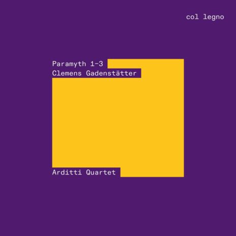 Paramyth 1-3 / 3 Stringquartetts