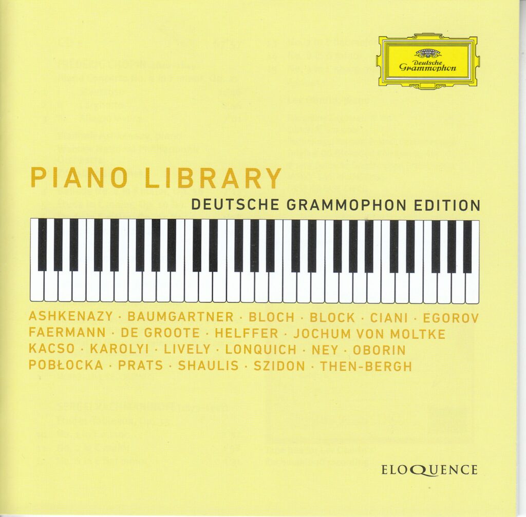 Piano Library - Deutsche Grammophon Edition