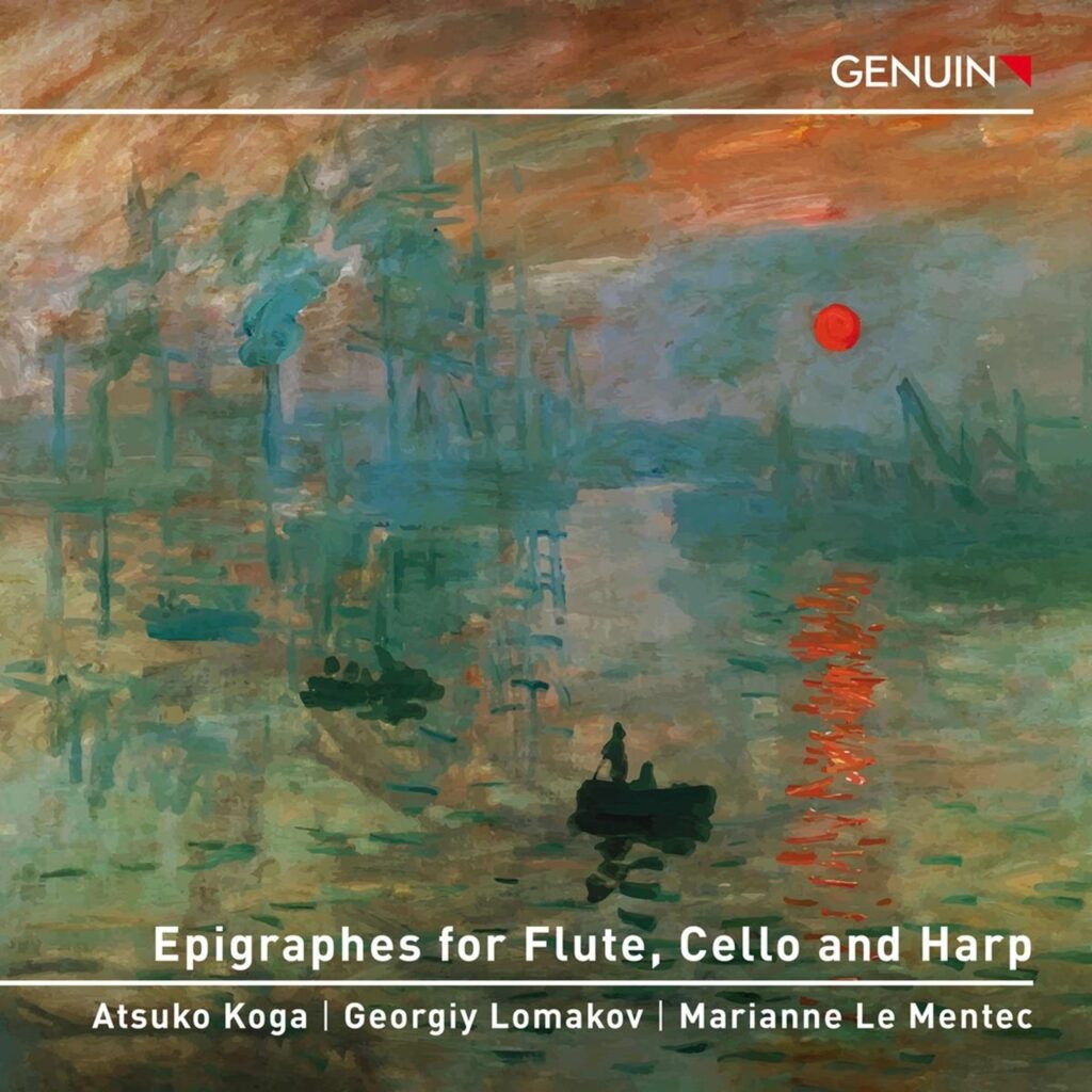 Atsuko Koga, Georgiy Lomakov & Marianna Le Mentec - Epigraphes für Flöte, Cello & Harfe