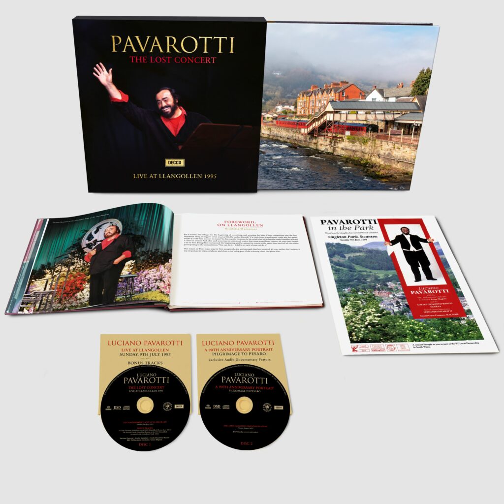 Luciano Pavarotti - The Lost Concert (Live at Llangollen 1995 / Deluxe SACD-Edition in 100-seitigem Buch in LP-Format)