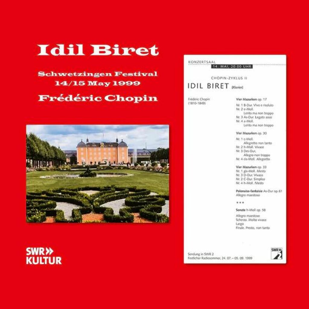 Idil Biret - Schwetzingen Festival 14./15. Mai 1999 (Frederic Chopin)