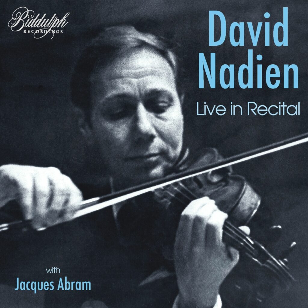 David Nadien - Live in Recital