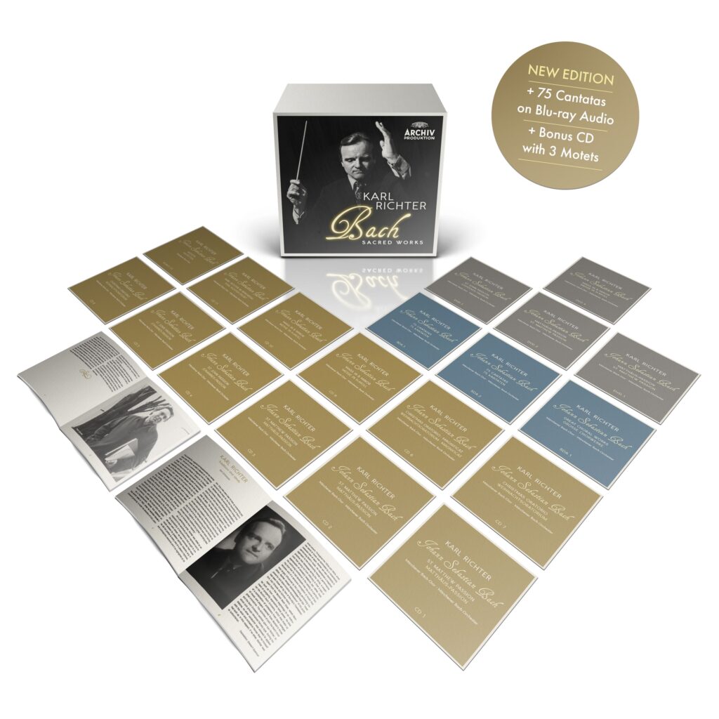 Karl Richter dirigiert geistliche Werke (erweiterte Neuausgabe mit 3 Blu-ray Audios & 4 DVDs)